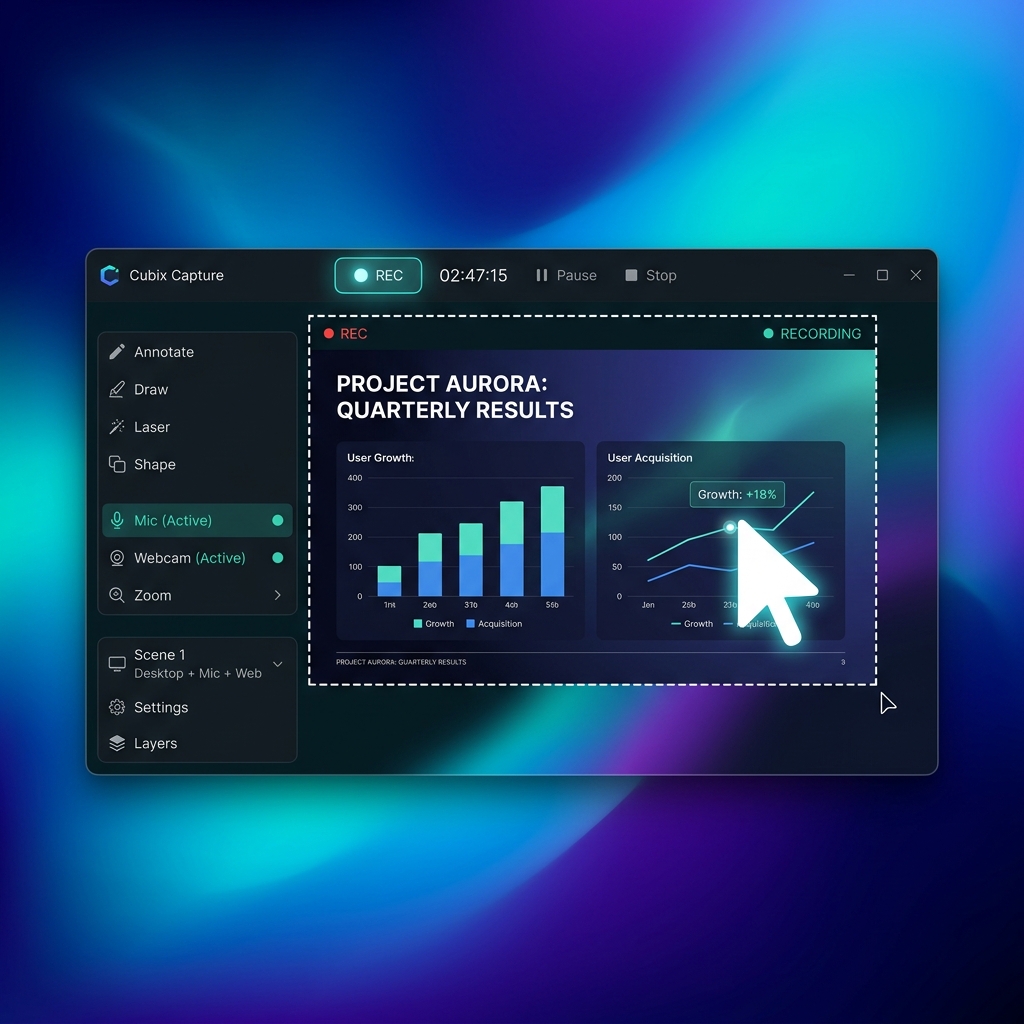 A demonstration of the premium studio polish achieved instantly with Cubix Capture