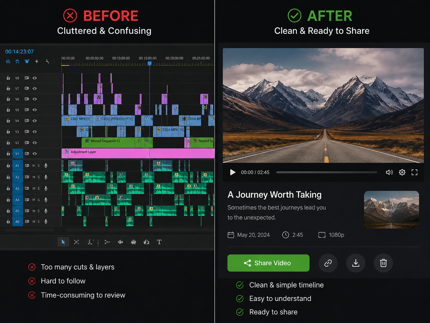 A detailed vector editor timeline interface manually adding zoom keyframes.