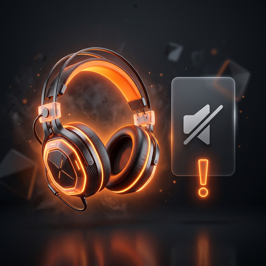 Headphones with a muted speaker indicator.