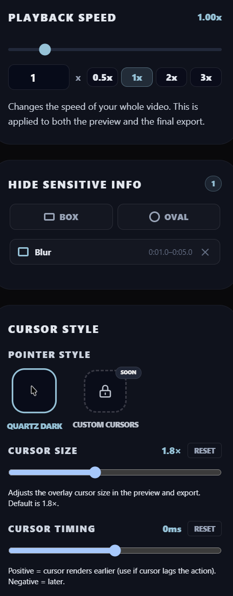 2. Input Controls