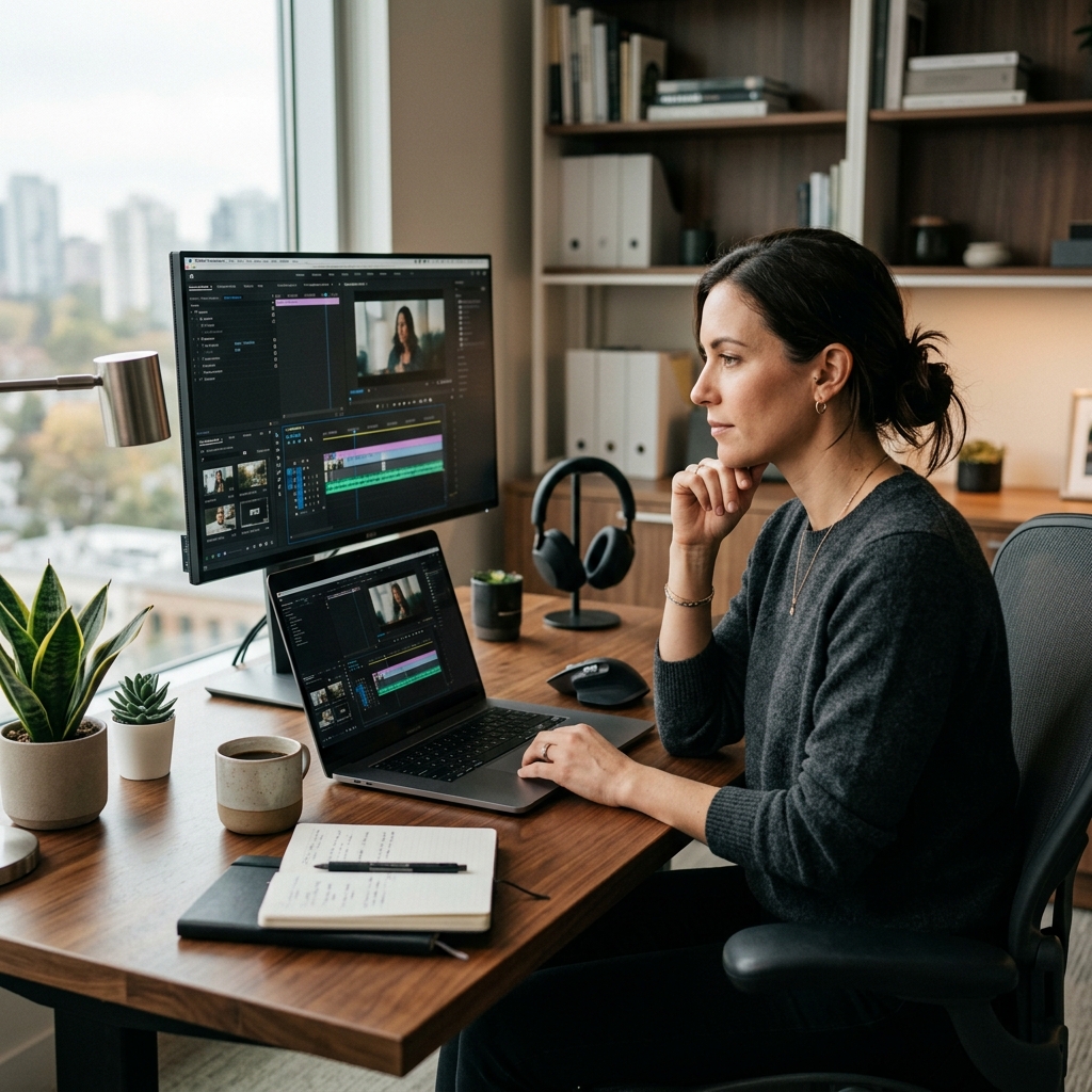 A thoughtful creator considering their screen recording software choices